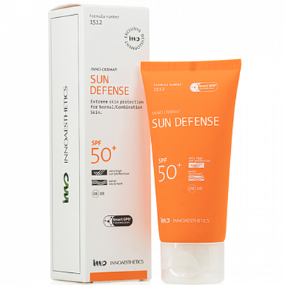 INNO-DERMA Sun defense SPF 50+/ Солнцезащитный крем SPF50+