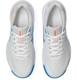 Детские Кроссовки теннисные  Asics Gel-Dedicate 9 GS - white/directoire blue