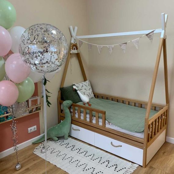 Детская кроватка Инди (Indi) из массива бука