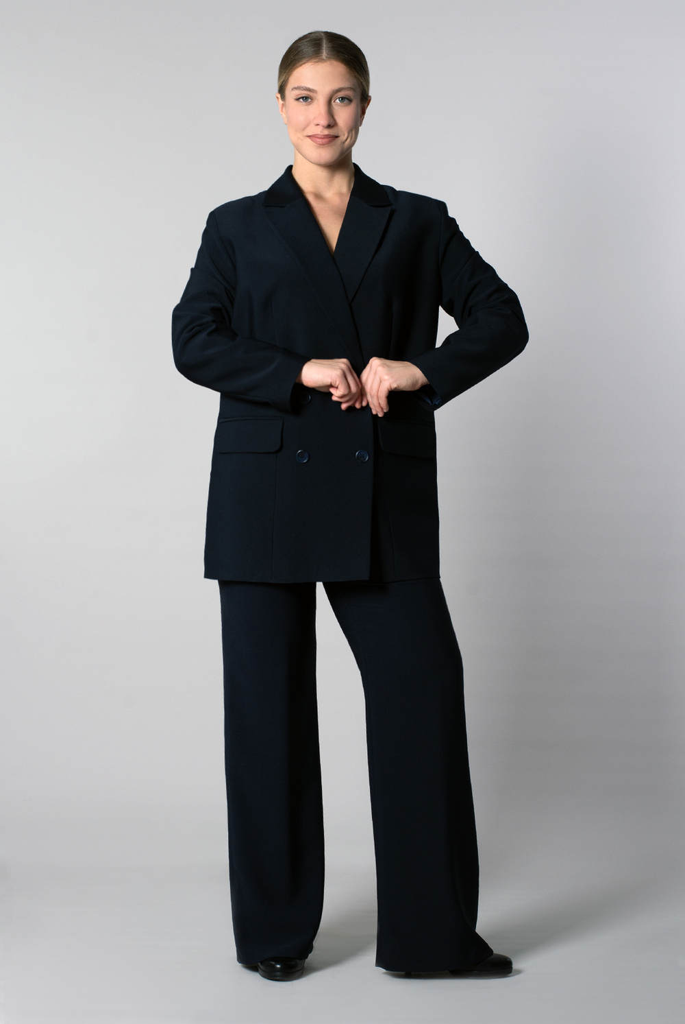 Жакет женский 4031АП, Тёмно тёмно син #70ТТСи044031АП