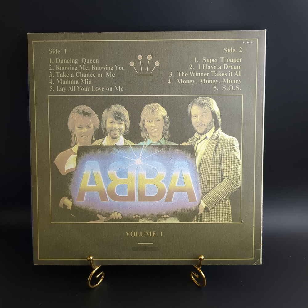 LP ABBA - Gold Greatest Hits Volume 1. Виниловая пластинка 12 дюймов
