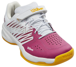 детские Кроссовки теннисные Wilson Kaos K 2.0 Jr - baton rouge/white/saffron