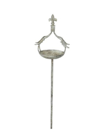Декор для сада "Флёр де лиз" кормушка для птиц 19x14xH23см + 100см штекер