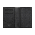 LOUIS VUITTON Coated Canvas Passport Holder Men"s Gray/Black