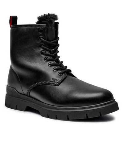 Кожаные высокие сапоги RYAN HUGO - черный(50523883)