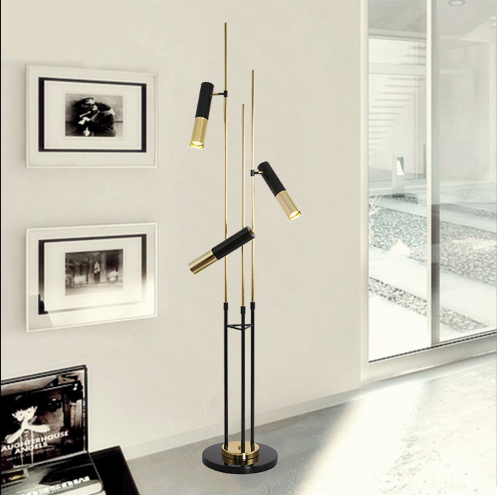 Floor design lamp  Ike by Delightfull (3 lampshade )