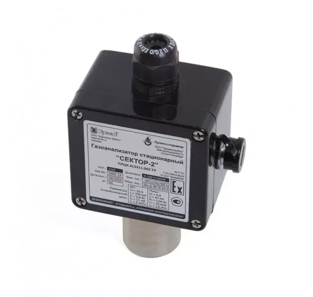 Сектор-2 газоанализатор одноканальный стационарный