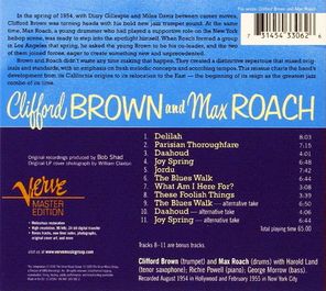 Clifford Brown And Max Roach / Clifford Brown And Max Roach (CD)
