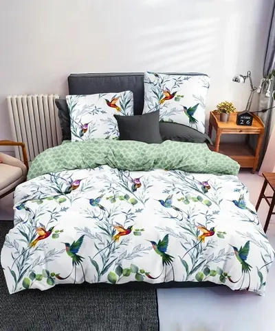 Постельное белье Евро бязь PAVLine Колибри вид 1