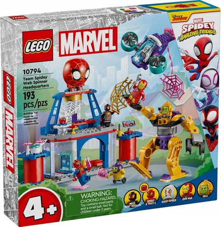 Конструктор LEGO Marvel Spidey - Штаб-квартира команды пауков - Лего Марвел 10794