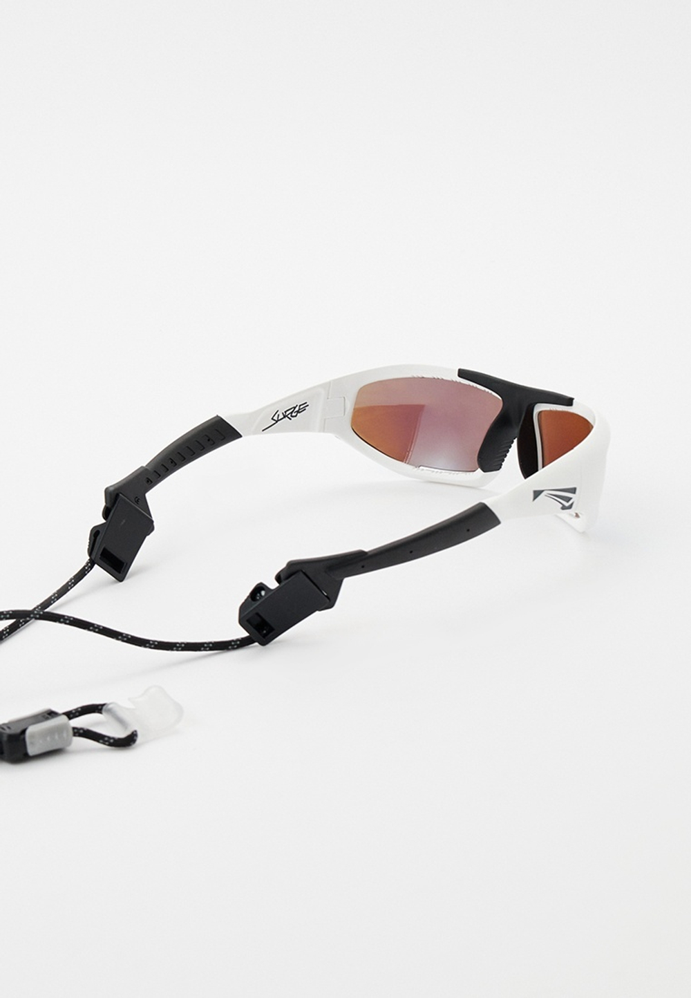 Спортивные очки LiP Surge / Gloss White - Black / PC Polarized / VIVIDE™ Ice Blue