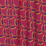 Шёлково-вискозная ткань "Цапли" на оттенке фуксии (118 г/м2)