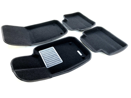 Коврики салона для PORSCHE Panamera (2017-) Euromat 3D Business черные. Арт. EMC3D-004105