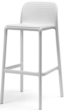 Стул барный Lido пластиковый белый Nardi Италия