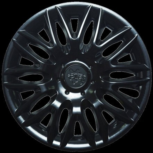 Колпак колеса R13 Пауэр черный (в мешке 4 упак) (LION)