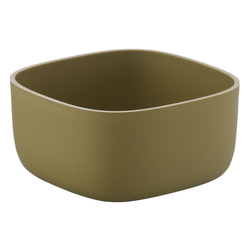 Контейнер для хранения 300мл Qualy с плоской крышкой зеленый