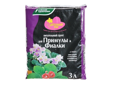Грунт 3л Цветочный рай. Фиалка. "Волшебная грядка" БУЙ