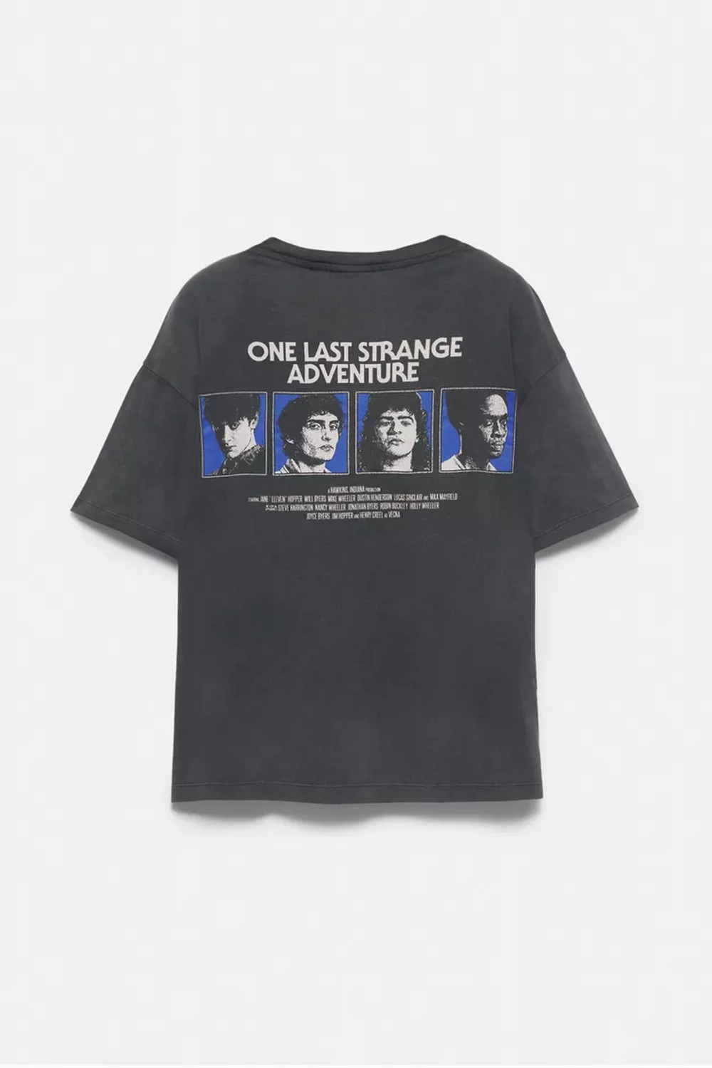 PULL&BEAR Футболка "Stranger Things ", черный