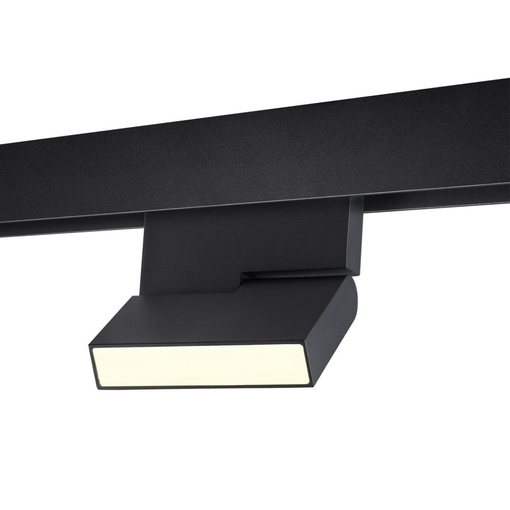 358626 SHINO NT21 065 черный Трековый низковольтный св-к диммируемый с ДУ, со сменой цв.температуры IP20 LED 3000~6500К 10W 48V FLUM