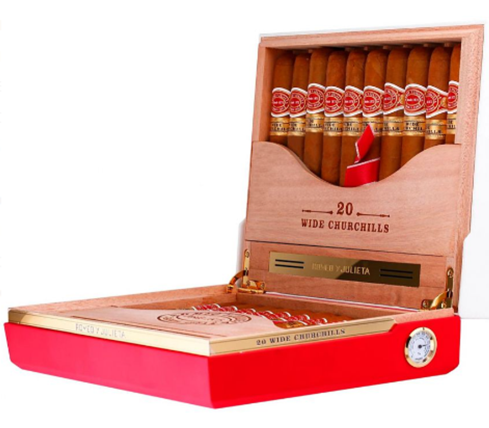Набор сигар Romeo y Julieta Wide Churchills в хьюмидоре
