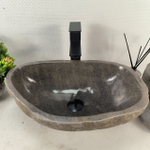 Раковина из речного камня RS-65108 48*32*15 0856