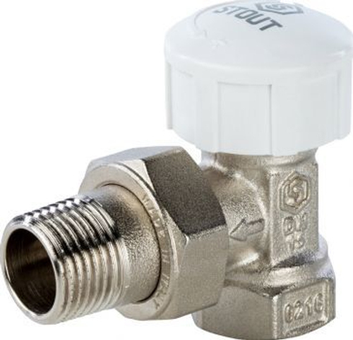 Клапан термостатический угловой  1/2 6758
