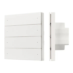 INTELLIGENT ARLIGHT Кнопочная панель SMART-DMX512-801-22-8G-8SC-DIM-IN White (230V, 2.4G) (IARL, IP20 Пластик, 5 лет) 037334