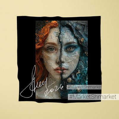 Платок с принтом 