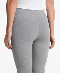 OYSHO Расклешенные брюки с эффектом неопрена, серый