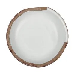 Салатник 175 мл d 15,5 cм h4,3 cм Crush White Matt New Brown Taiga P.L. [6]