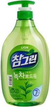 LION Средство для мытья посуды, овощей и фруктов Charmgreen Зеленый чай 1 кг