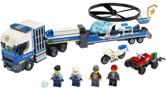 LEGO Конструктор LEGO City Police 60244 Полицейский вертолётный транспорт, 317 дет.