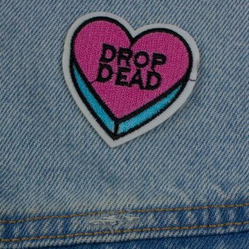Нашивка на рюкзак и на одежду. Drop Dead