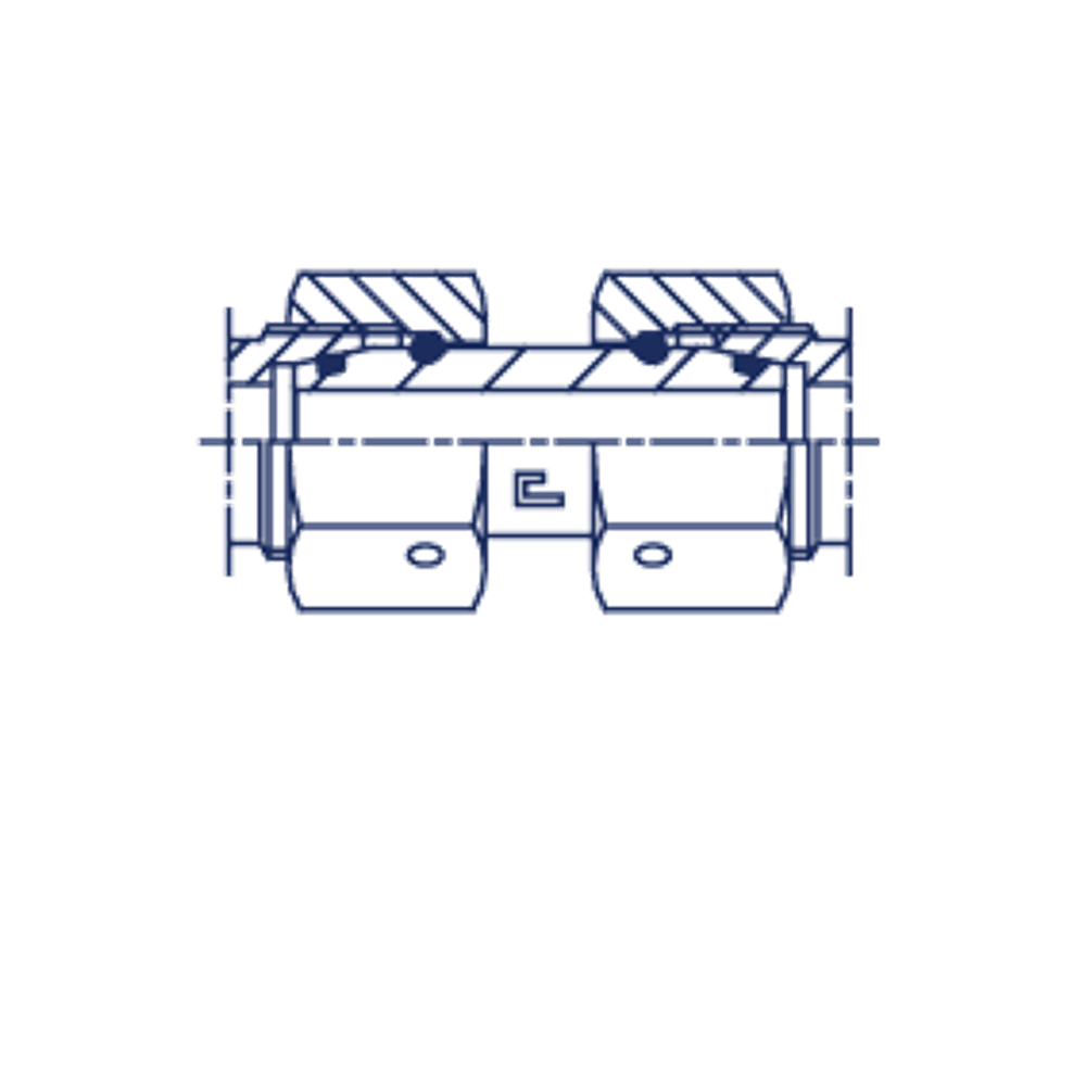 Соединение PNN DS08 16х1.5 DL08 14х1.5