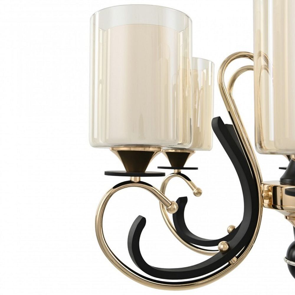 Подвесная люстра Arte Milano Florentia-2237 302237/8 Bk/Gd