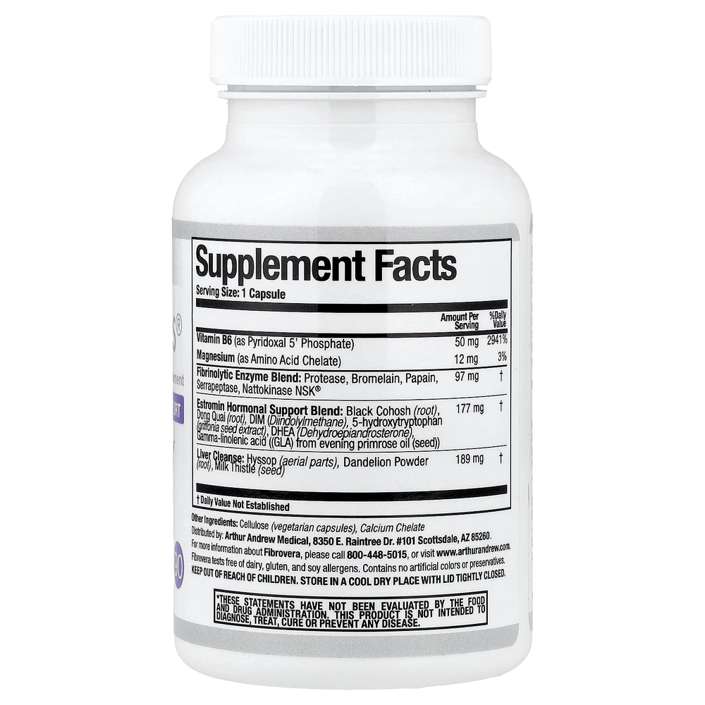 Arthur Andrew Medical, Fibrovera AHF®, 90 капсул