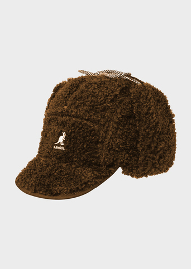 Шапка KANGOL Faux Shearling Utility Flap Cap