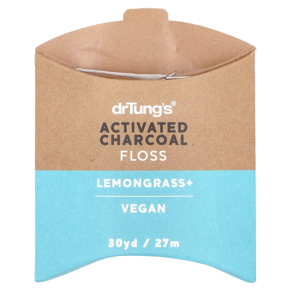 Dr. Tung's, Ecosentials ™, веганская нить Smart Floss®, лемонграсс, 27 м (30 ярдов)