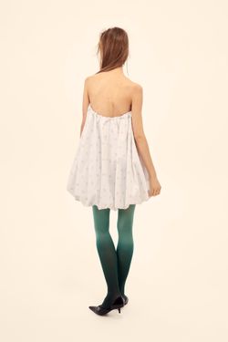 Платье с цветочным принтом (Balloon), белое