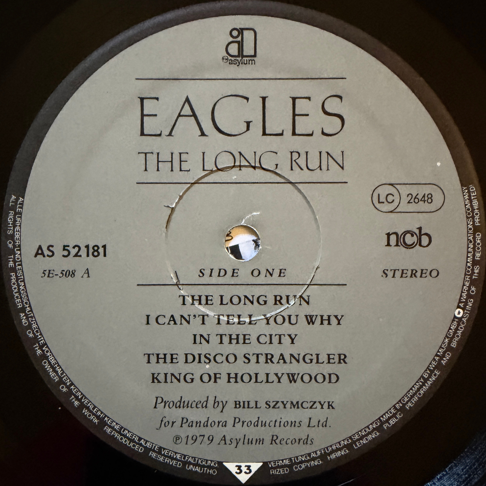 Eagles - The Long Run (Скандинавия 1979г.)