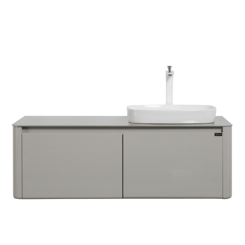 Тумба с раковиной Black&White Universe 120 см U915.1200 R glossy light grey