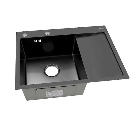 Мойка для кухни из нержавеющей стали толщина 3мм. ARONA 650.505 L графит