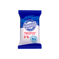 Творог 9% 180 г, "Минская марка", Беларусь