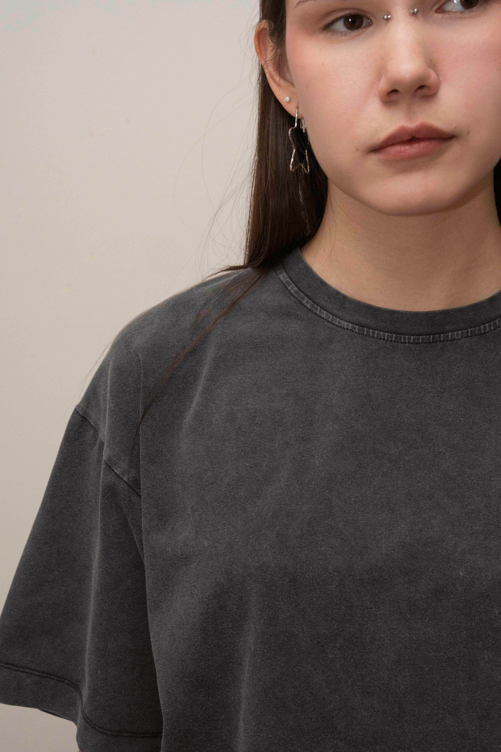 Оверсайз футболка из вареного трикотажа | Лимитированная коллекция