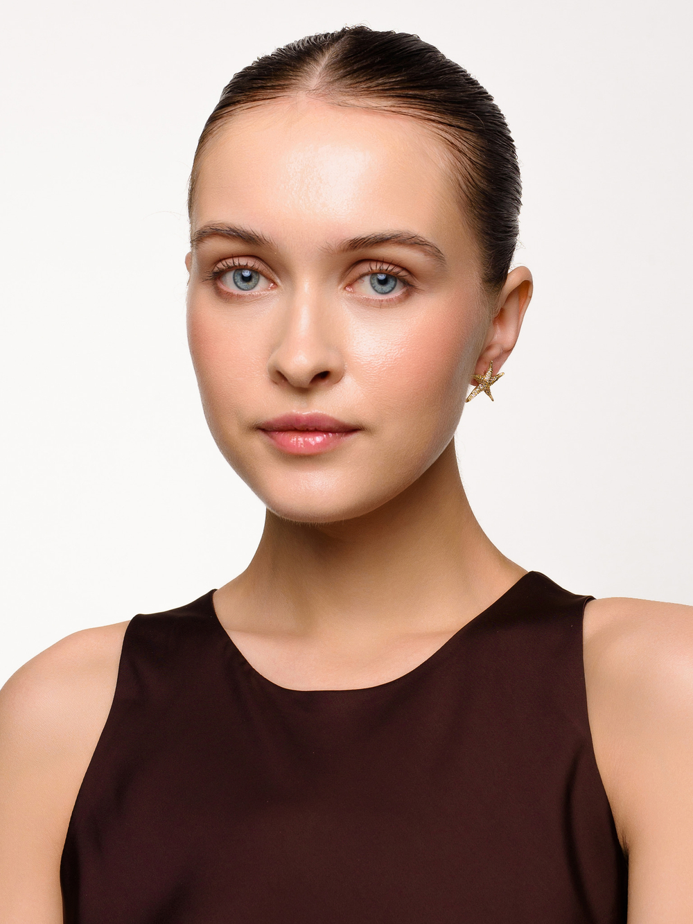 Серьги "Shiny Starfish" Gold