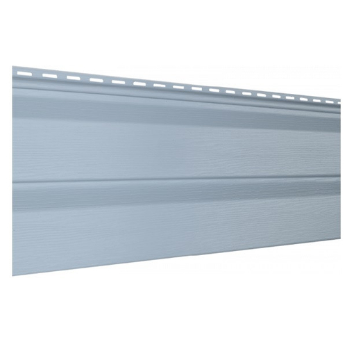 Сайдинг виниловый Ю-Пласт Корабельный брус голубой 3050х230 мм