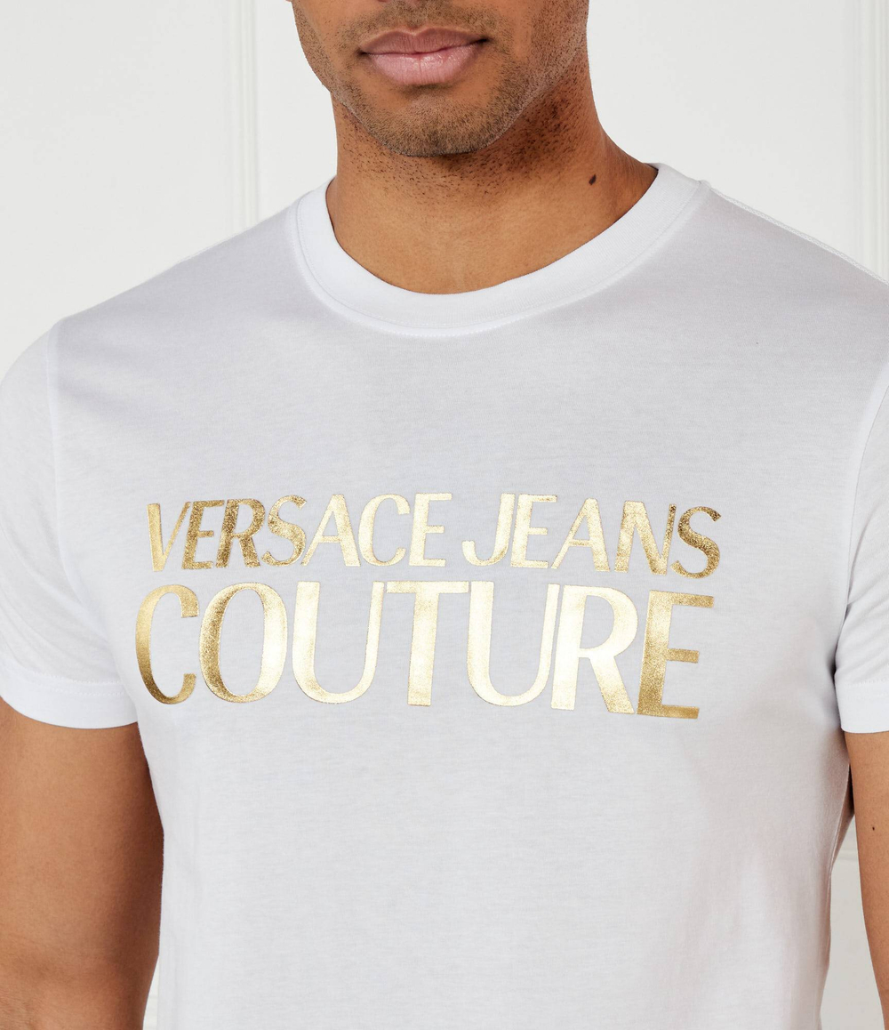 Футболка Versace Jeans Couture - белый(78GAHT05CJ00T)