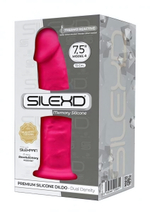 Розовый фаллоимитатор SILEXD Model 4 - 19 см. (Цвет: розовый)