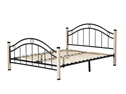 Скарлетт кровать двуспальная 1600 Дуб Сонома/черный