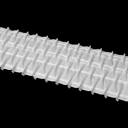 Шторная лента Oz-Is арт. 2898, коэф сборки 1:3,0, цвет белый (ширина 100 mm)